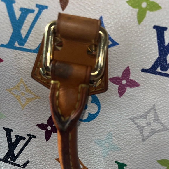 Louis Vuitton Takashi Murakami Multicolor Trouville Satchel - Picture 15 of 16